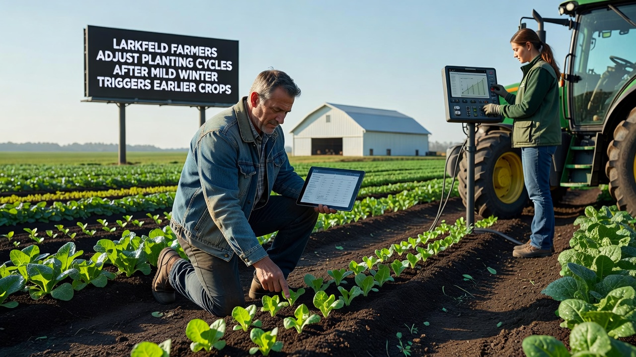 Larkfeld Farmers Shift Planting Schedules Following Unseasonably Warm Winter